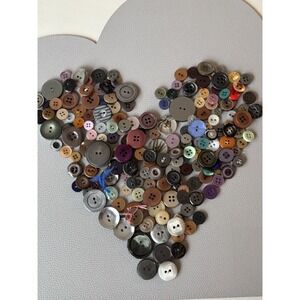 Big Button Lot Of Four Hole And Two Hole Round Shapes. Crafts Sewing Mending